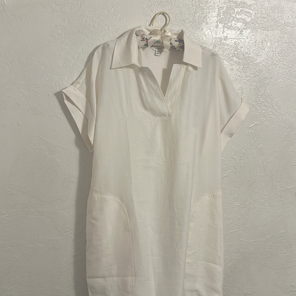 Plain Weave Banana Republic Mini Dress